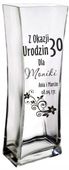 Wazon z grawerem prezent na urodziny 30 40 50 60