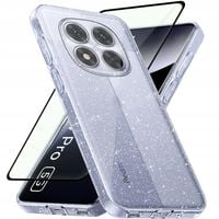 ETUI do Xiaomi Redmi Note 14 Pro 5G | 14 Pro Plus 5G BROKATOWE + 5D SZKŁO