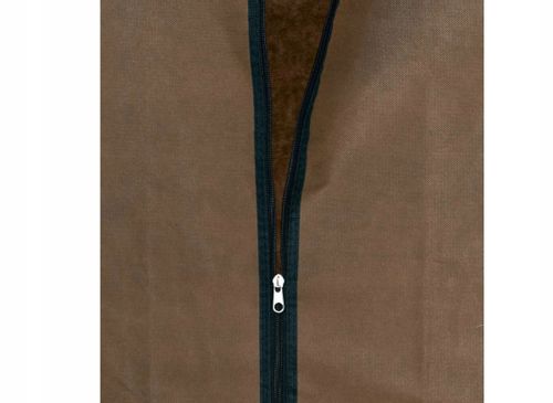 Szafa tekstylna z półką Fela - ciemny brąz na Arena.pl