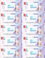 10x OPHARM NAWILŻANE CHUSTECZKI DLA NIEMOWLĄT I DZIECI FIFI 98% WODY 80szt