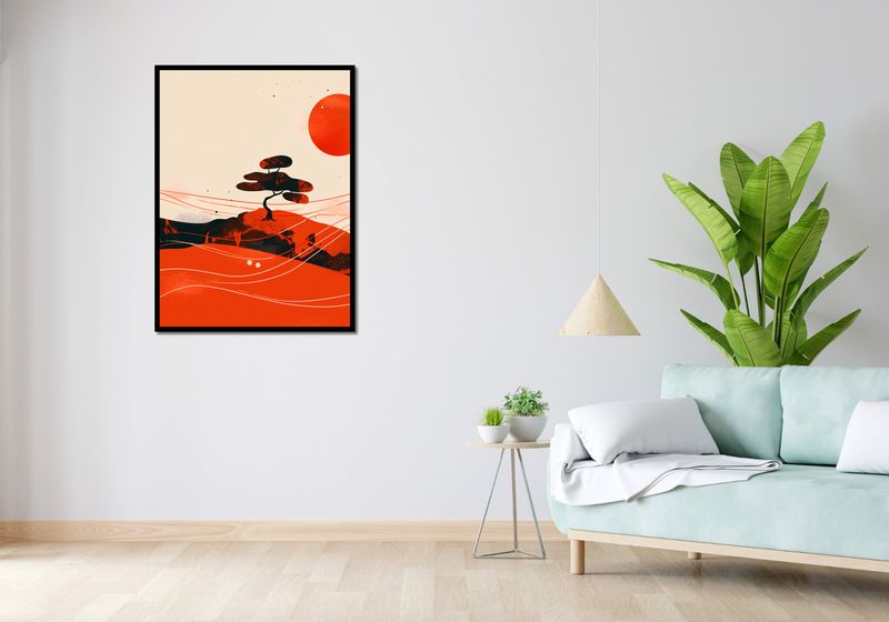 Plakat 75x100cm Czerwone Pustynne Pejzaże zdjęcie 4