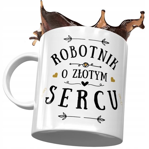 Dla Robotnika Kubek Na Urodziny Na Prezent Z Nadrukiem Ze Zdjęciem zdjęcie 1