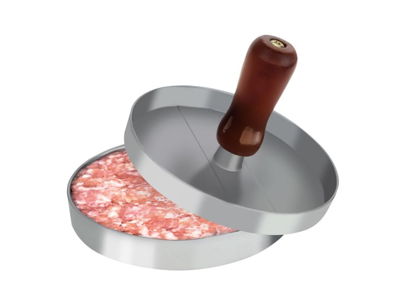 Prasa forma do hamburgerów burgerów kotletów grill zdjęcie 7