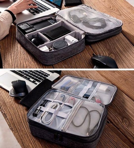 Organizer Torba Podróżna Na Kable Ładowarki Etui zdjęcie 7