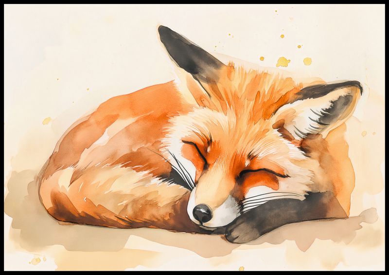 Plakat 100x70cm Akwarelowa Sielanka zdjęcie 2