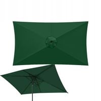 Poszycie wymienne materiał do parasola ogrodowego 2x3m 6 żeber, Zielony
