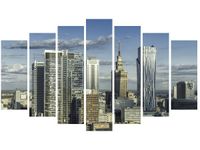 80CM 140CM OBRAZ 7 ELEM WARSZAWA ŚRÓDMIEŚCIE ŚCIENNY