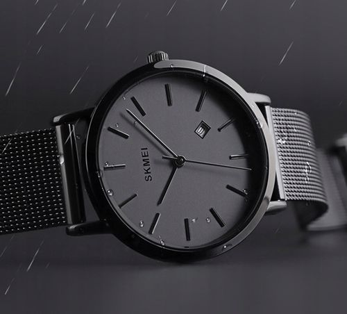 Zegarek damski SKMEI bransoleta mesh datownik czytelna tarcza na Arena.pl