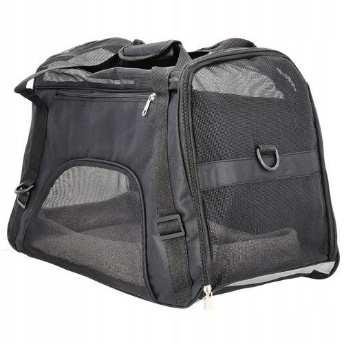 TORBA TRANSPORTER DLA KOTA PSA Z MATĄ PLUSZOWĄ L na Arena.pl