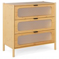 Komoda Costway 80 x 40 x 78,5cm odcienie brązu