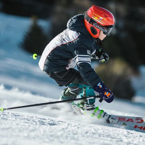 Rękawiczki Zimowe Jednopalczaste Granatowe Narciarskie Wodoodporne Rękawice na Arena.pl