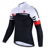 Bluza Do Jazdy Na Rowerze Z Odblaskami Męska Rozpinana Wiosenna Ciepła XL