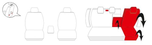 Skoda Octavia II Pokrowce dopasowane na fotele na Arena.pl