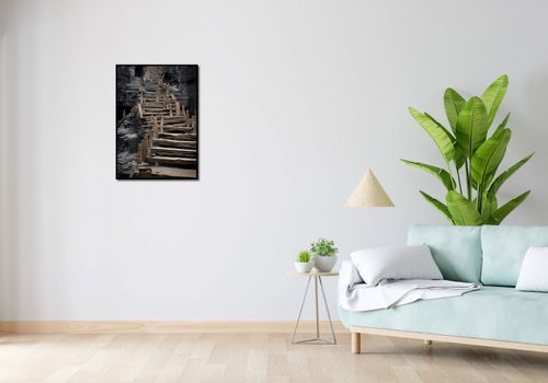 Plakat 50x70cm Schody do Nieznanego na Arena.pl