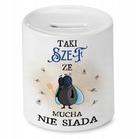 Skarbonka Dla Szefa Na Urodziny Imieniny Prezent Z Nadrukiem Ze Zdjęciem