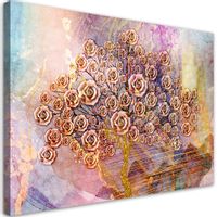 Emaga Obraz na płótnie, Kwiaty drzewo życia - 60x40