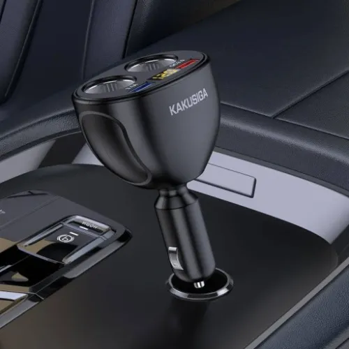 KAKU ROZDZIELACZ ROZGAŁĘŹNIK ZAPALNICZKI 2xUSB QC na Arena.pl