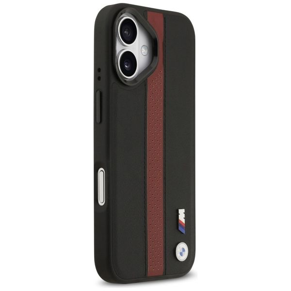 Etui BMW M Perforated Stripe Logo MagSafe do iPhone 17 czerwony zdjęcie 4