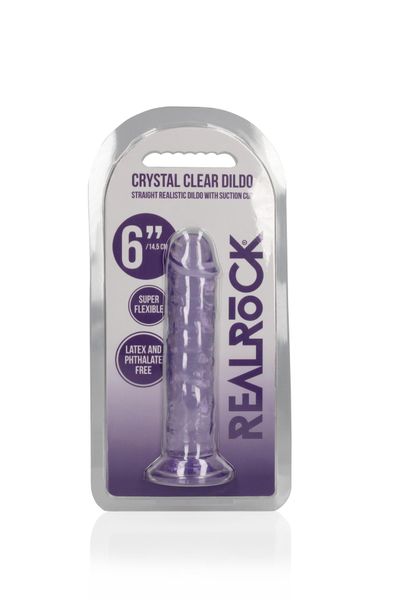 Straight Realistic Dildo With Suction Cup - 6'' / 14,5 zdjęcie 2