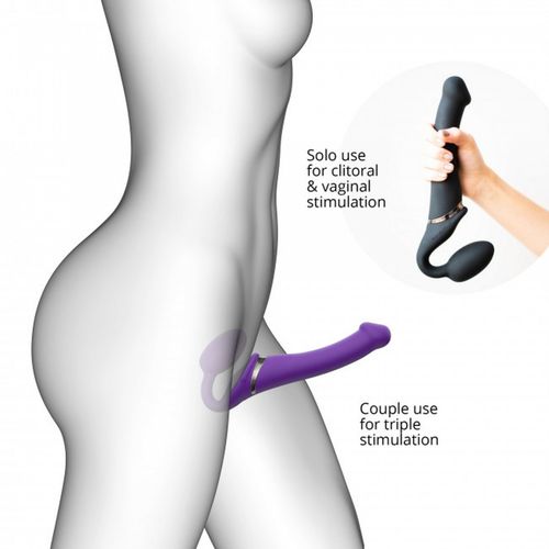 vibrating strap on   l   purple na Arena.pl