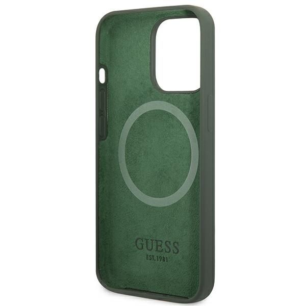Etui Guess do iPhone 13 Pro Max, Zielony, MagSafe zdjęcie 7