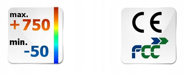 PIROMETR TERMOMETR LASEROWY BEZDOTYKOWY NA PODCZERWIEŃ EMISYJNOŚĆ -50 +750 zdjęcie 11