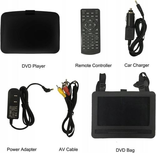 PRZENOŚNY ODTWARZACZ DVD 9,5'' SENDERS USB na Arena.pl