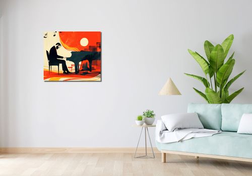 Obraz 70x60cm Pianista na Arena.pl