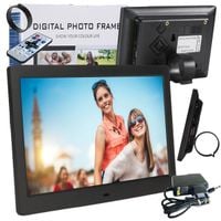 RAMKA CYFROWA NA ZDJĘCIA HD 10 CALI LED FOTORAMKA PILOT MUZYKA FILM PREZENT