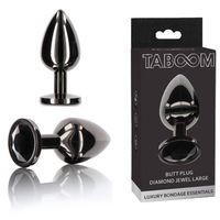 Ekskluzywny Korek Analny Z Czarnym Kryształem Taboom 17118
