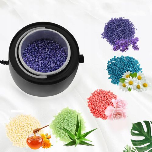 Zestaw do depilacji PODGRZEWACZ 500ml 100W 5x wosk twardy LED wyświetlacz na Arena.pl