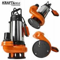 Pompa do wody zatapialna żeliwna + pływak 2950w 18.000l/h 2'' KD768