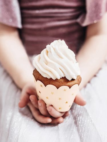 Papilotki na muffinki 5x7,5x5cm j. brzoskwiniowy na Arena.pl