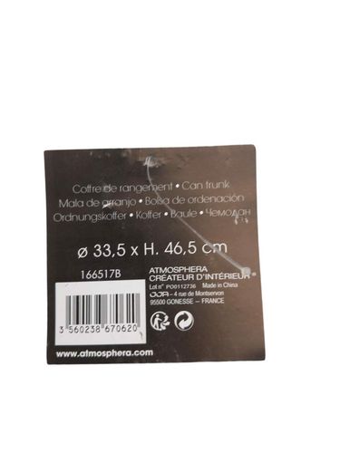 Stolik Beczka Pojemnik 3Szt. Metal Czarny na Arena.pl