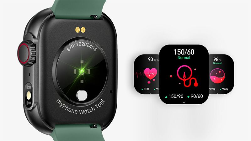 Smartwatch Myphone Watch Tool Duża Bateria Termometr Ciśnieniomierz Ip67 zdjęcie 5