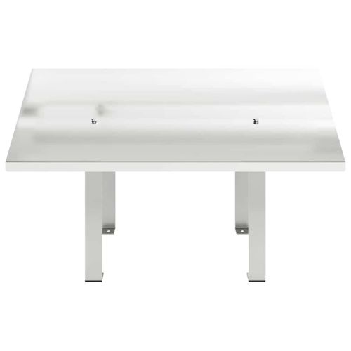 Kurtka kominkowa Srebrny 60 x 60 x 38 cm Stal nierdzewna na Arena.pl