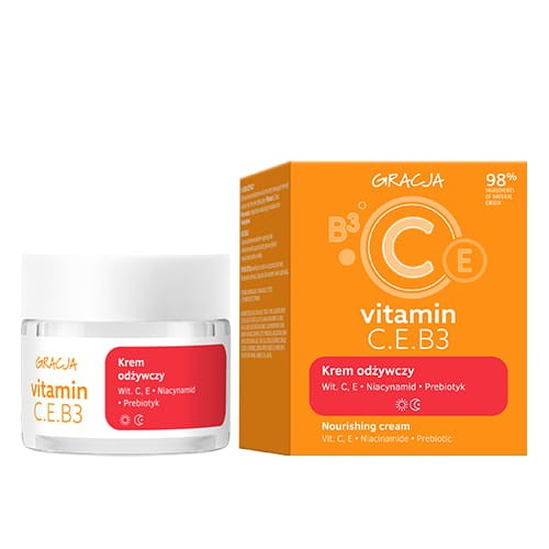 Gracja Vitamin C.E.B3 Krem odżywczy do twarzy 50ml zdjęcie 1