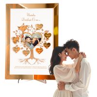 Laurka 3D i złote Prezent na Walentynki Laurka z personalizacją i zdjęciem