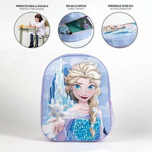 Plecak szkolny 3D Frozen Niebieski 25,0 x 31,0 x 10,0 cm na Arena.pl