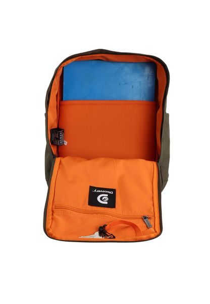 Plecak miejski DISCOVERY CAVE D00810 khaki zdjęcie 7