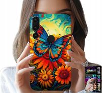 ETUI DO HUAWEI P20 PRO - MOTYLE MOTYLKI KWIATKI RÓŻE OBUDOWA