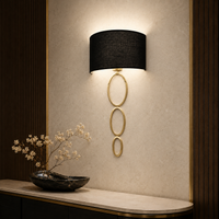 Kinkiet Berella Light Alia BK/GD BL5399