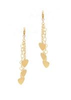 kolczyki wiszące z sercami (p15/squ/16au)