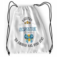 Plecak Dla Inspektora Sportowy Szkolny Worek Torba Z Nadrukiem Ze Zdjęciem