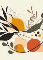 Plakat 39,5x55cm Botaniczny Wir