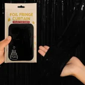 Kurtyna foliowa dekoracyjna imprezowa zasłona tło party urodziny 200x100