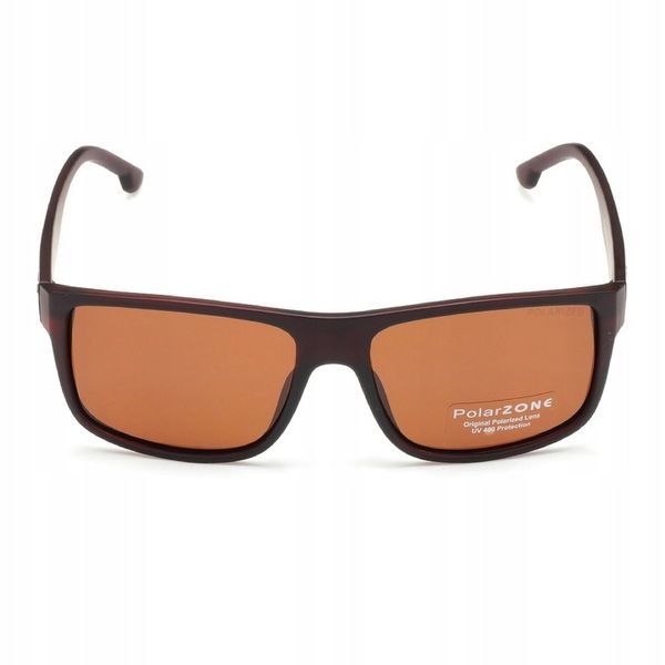 OKULARY PRZECIWSŁONECZNE MĘSKIE POLARYZACYJNE UV400 NERDY POLARZONE BRĄZOWE zdjęcie 2