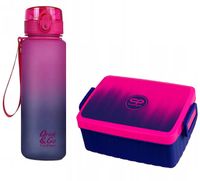 ZESTAW XL COOLPACK POJEMNIK ŚNIADANIÓWKA SZKOLNA+ BIDON 600 ML FRAPE