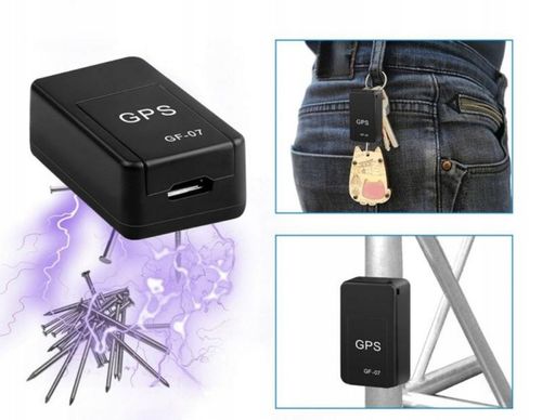 MINI LOKALIZATOR GPS GF-07 MAGNES PODSŁUCH 400mAh na Arena.pl
