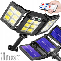 LAMPA SOLARNA CZUJNIK RUCHU ZMIERZCHU 360 LED